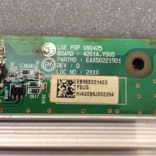 LG 42PG20-UA Y-SUS MAIN BOARD EBR50221404 EAX50221901 CAN SU